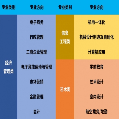 上海中高职金桥学院招生专业